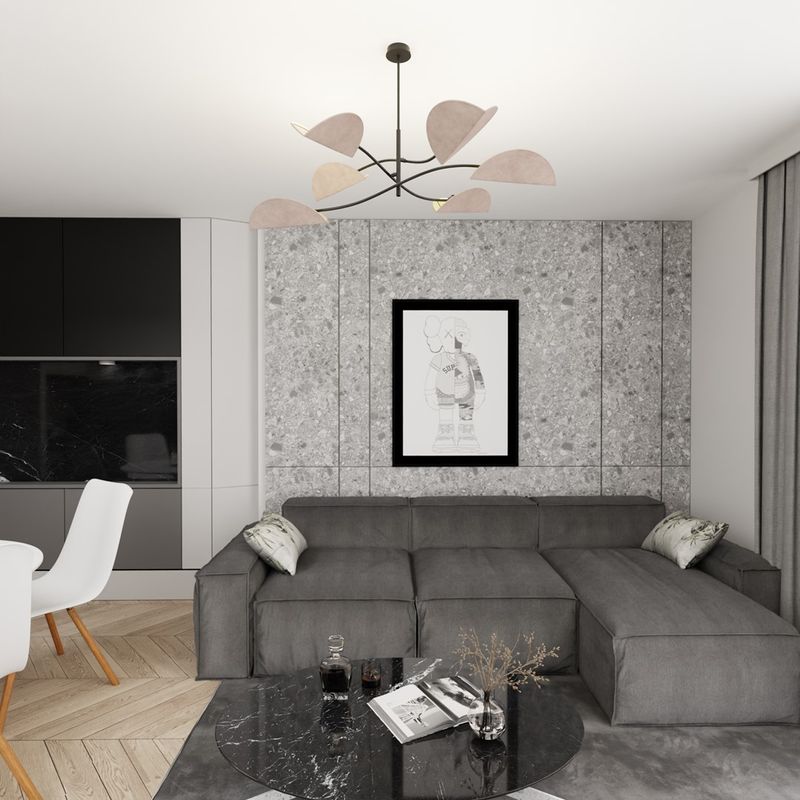 Emibig Lighting Taklampa LOTUS 6 BL GRÃ…