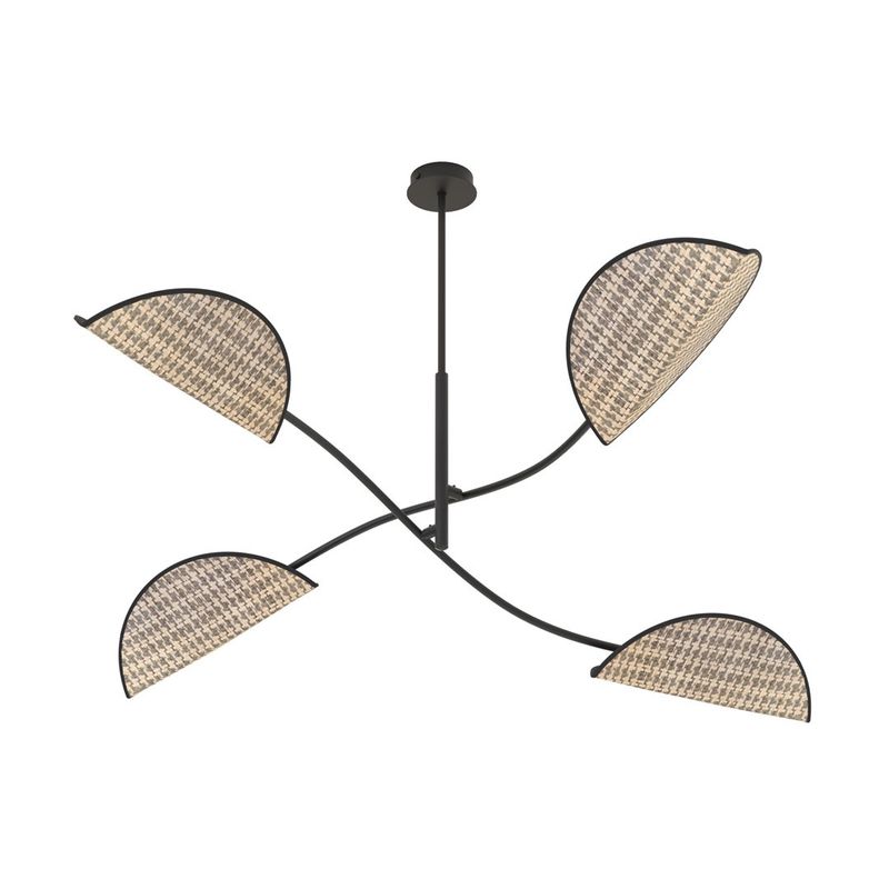 Emibig Lighting Taklampa LOTUS 4 BL NATURLIG