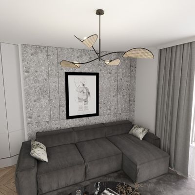 Emibig Lighting Taklampa LOTUS 4 BL NATURLIG