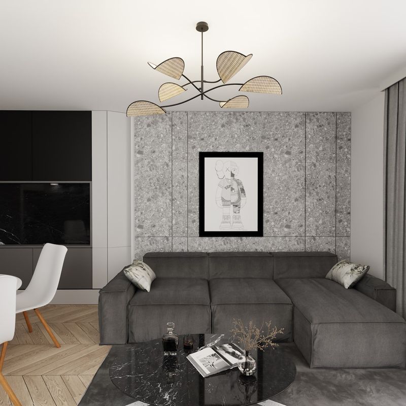 Emibig Lighting Taklampa LOTUS 6 BL NATURLIG