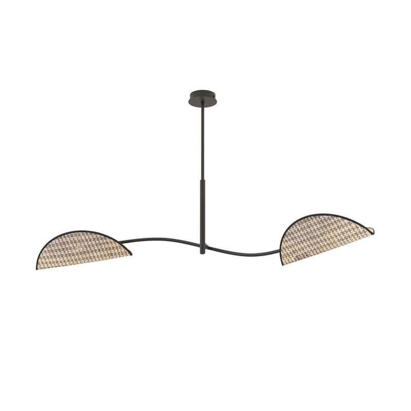 Emibig Lighting Taklampa LOTUS 2 BL NATURLIG