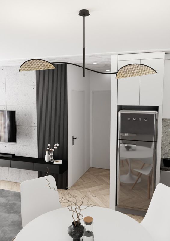Emibig Lighting Taklampa LOTUS 2 BL NATURLIG