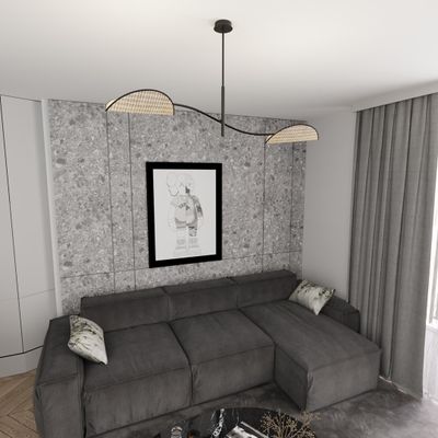 Emibig Lighting Taklampa LOTUS 2 BL NATURLIG
