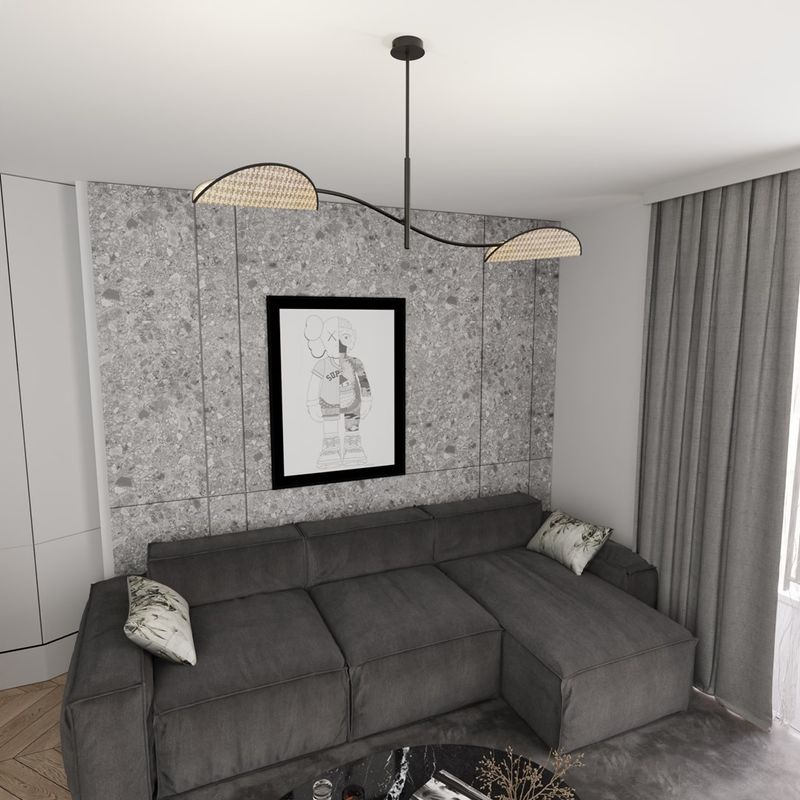 Emibig Lighting Taklampa LOTUS 2 BL NATURLIG