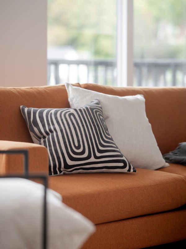 Svanefors Molly Kuddfodral Asfalt 45x45 cm