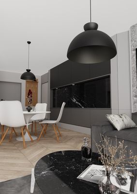 Emibig Lighting Taklampa LUNARO 1L BL SVART