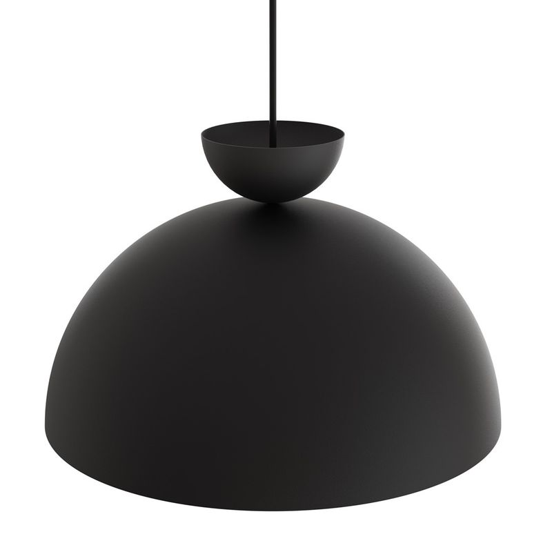 Emibig Lighting Taklampa LUNARO 1L BL SVART