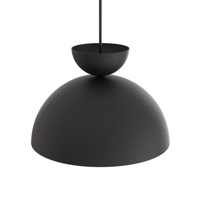 Emibig Lighting Taklampa LUNARO 1S BL SVART