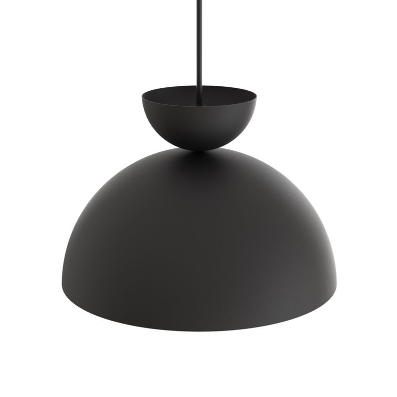 Emibig Lighting Taklampa LUNARO 1S BL SVART