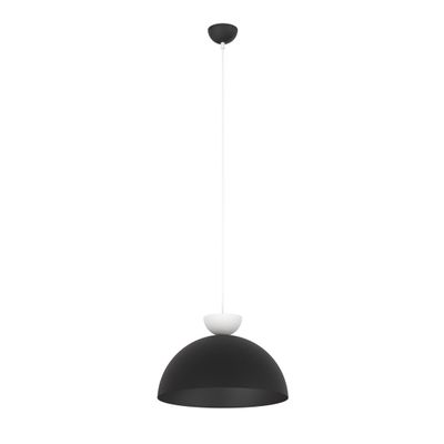 Emibig Lighting Taklampa LUNARO 1L BL SVART/VIT