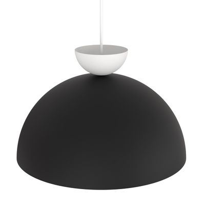 Emibig Lighting Taklampa LUNARO 1L BL SVART/VIT