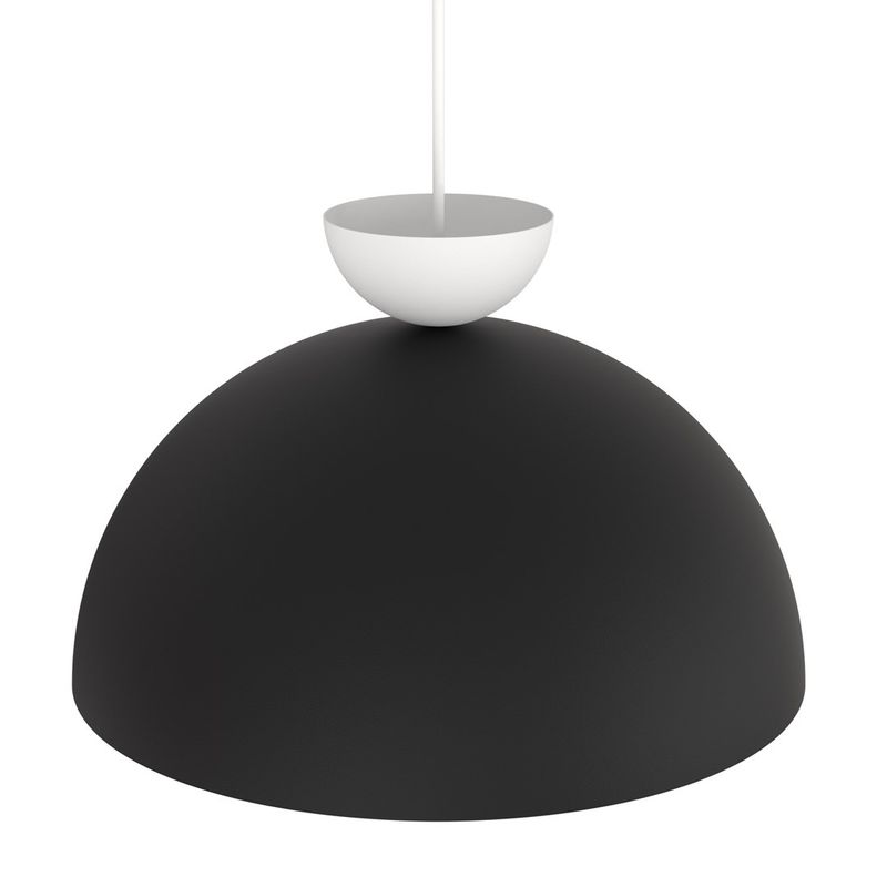 Emibig Lighting Taklampa LUNARO 1L BL SVART/VIT