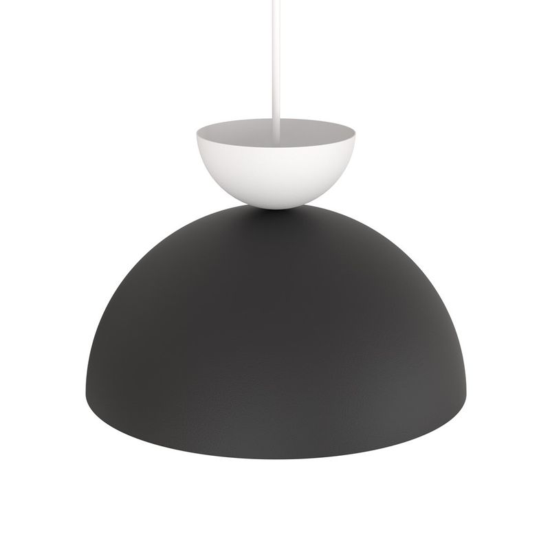 Emibig Lighting Taklampa LUNARO 1S BL SVART/VIT
