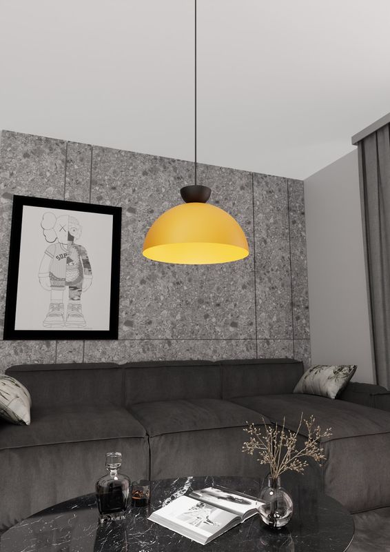 Emibig Lighting Taklampa LUNARO 1L BL ORANGE