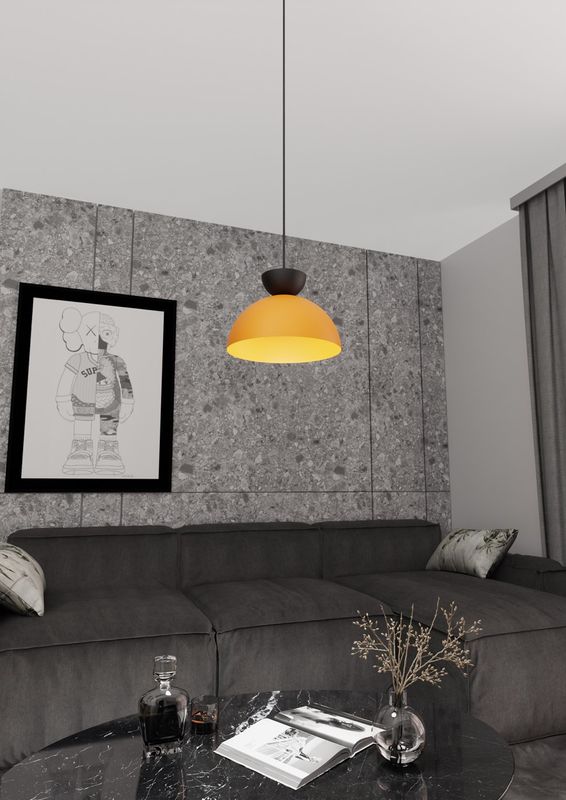 Emibig Lighting Taklampa LUNARO 1S BL ORANGE