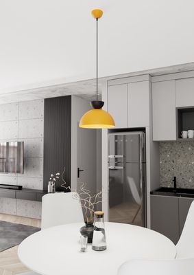 Emibig Lighting Taklampa LUNARO 1S BL ORANGE