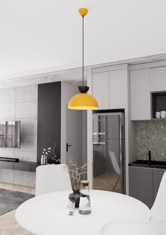 Emibig Lighting Taklampa LUNARO 1S BL ORANGE
