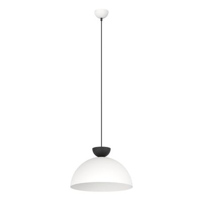 Emibig Lighting Taklampa LUNARO 1L BL VIT/SVART