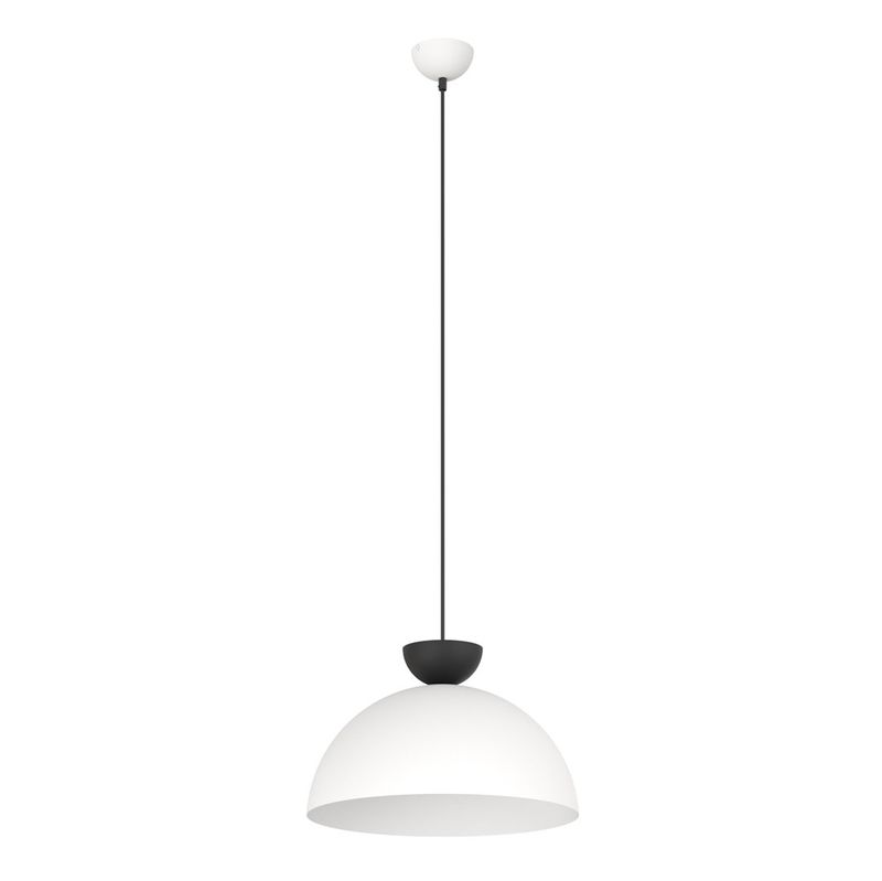 Emibig Lighting Taklampa LUNARO 1L BL VIT/SVART
