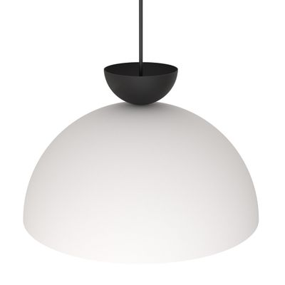 Emibig Lighting Taklampa LUNARO 1L BL VIT/SVART