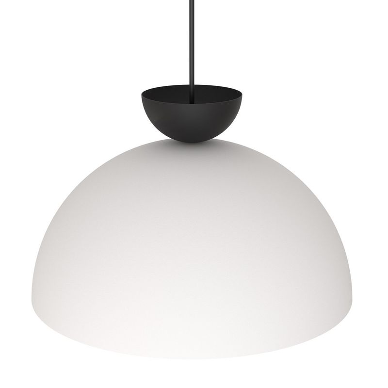 Emibig Lighting Taklampa LUNARO 1L BL VIT/SVART