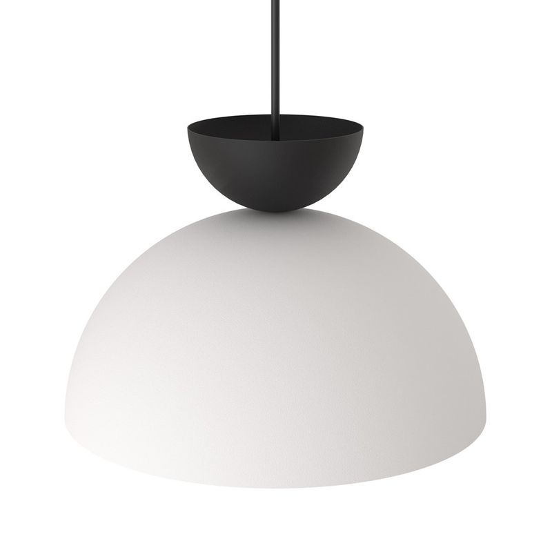 Emibig Lighting Taklampa LUNARO 1S BL VIT/SVART