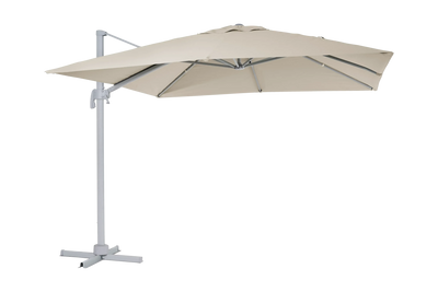 Brafab Linz frihängande parasoll 300 cm Khaki/Light Grey