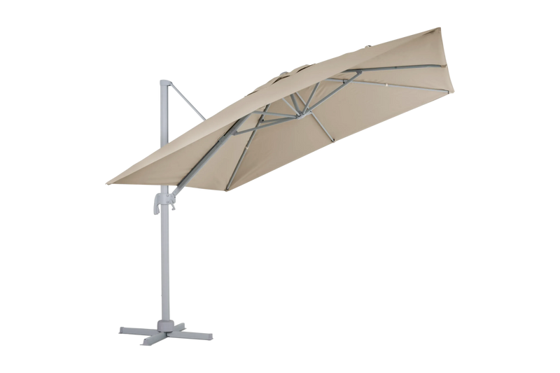 Brafab Linz frihängande parasoll 300 cm Khaki/Light Grey