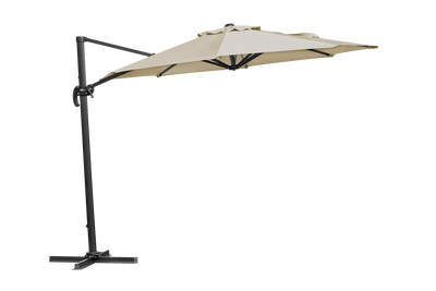 Brafab Linz frihängande parasoll 300 cm Antracit/khaki