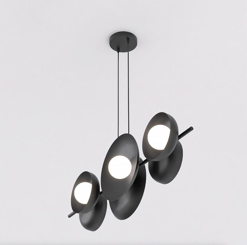 Emibig Lighting Taklampa VOLUM 6 SVART