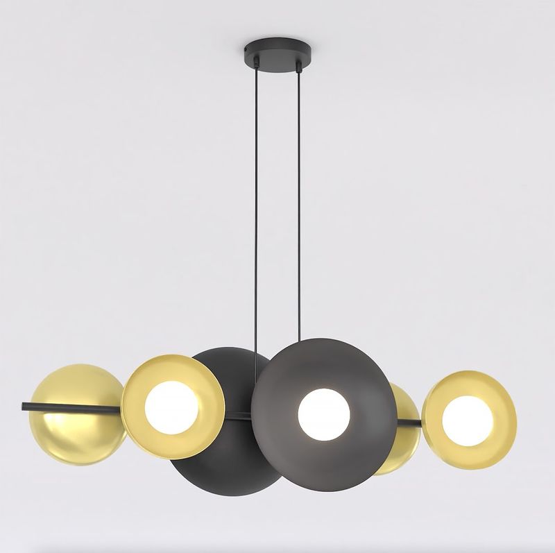 Emibig Lighting Taklampa VOLUM 6 BL GULD