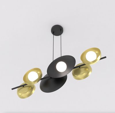 Emibig Lighting Taklampa VOLUM 6 BL GULD