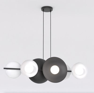 Emibig Lighting Taklampa VOLUM 6 BL VIT