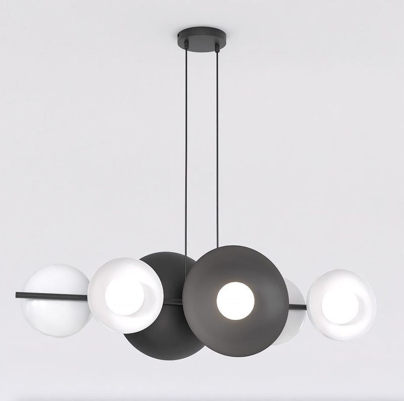 Emibig Lighting Taklampa VOLUM 6 BL VIT