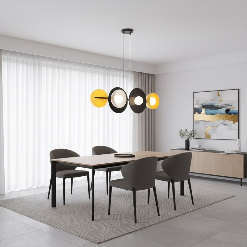 Emibig Lighting Taklampa VOLUM 6 BL MIX