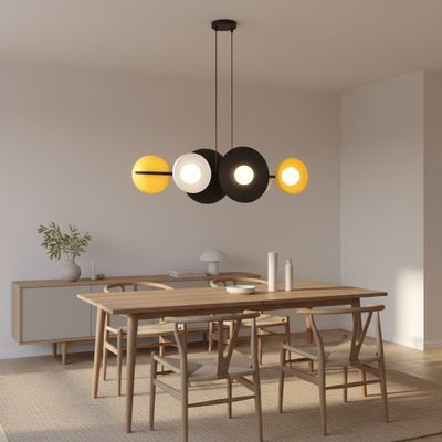 Emibig Lighting Taklampa VOLUM 6 BL MIX