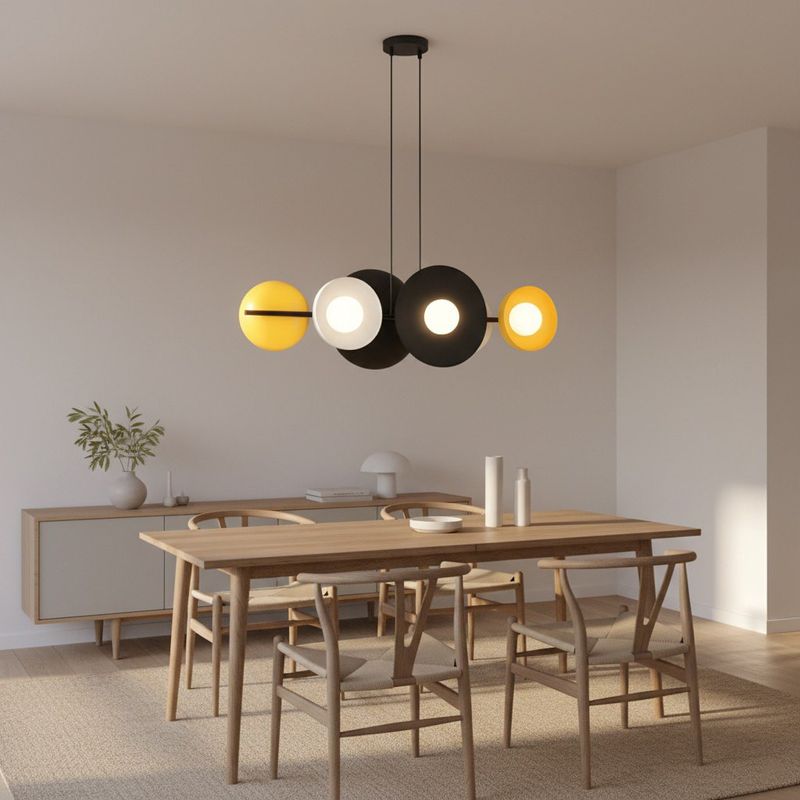Emibig Lighting Taklampa VOLUM 6 BL MIX