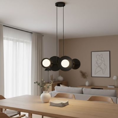 Emibig Lighting Taklampa MODEL 4 SVART