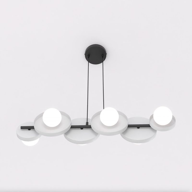 Emibig Lighting Taklampa MODEL 6 BL GRÃ…