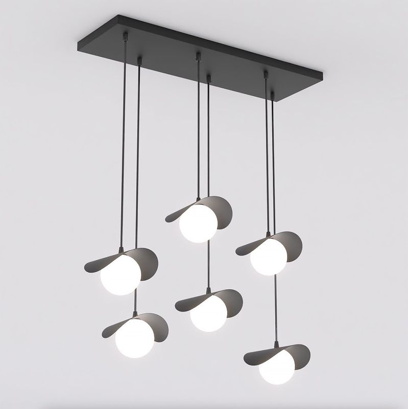 Emibig Lighting Taklampa RITUAL 6 SVART