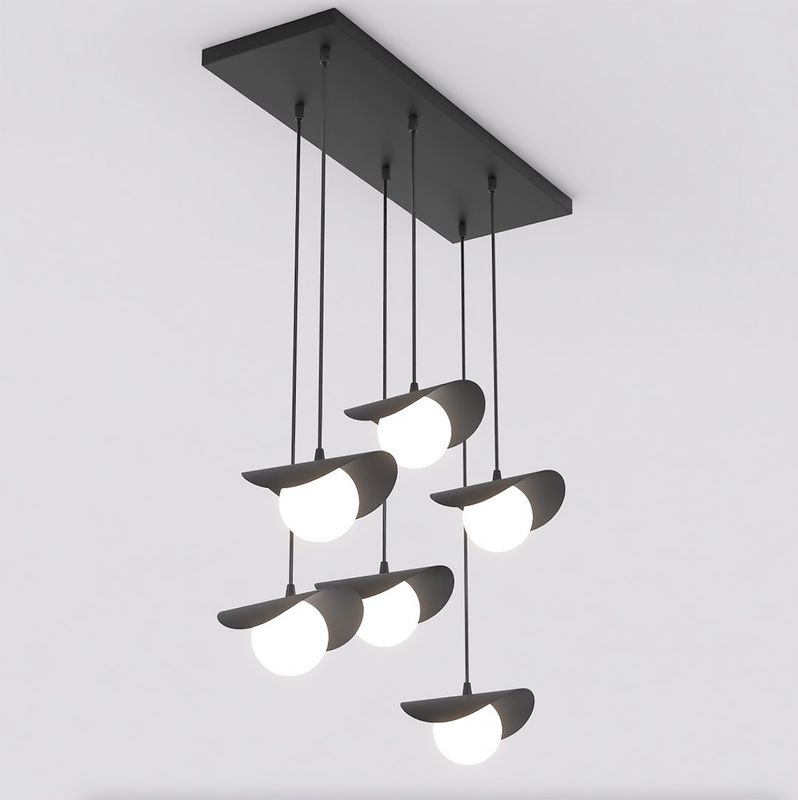 Emibig Lighting Taklampa RITUAL 6 SVART