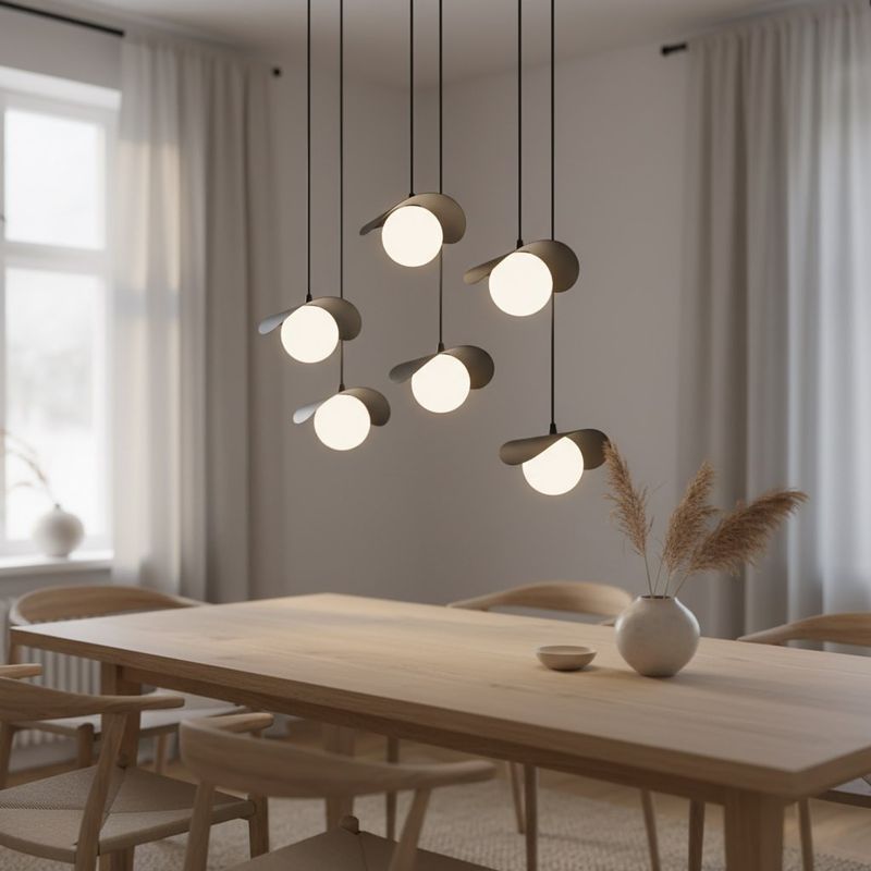 Emibig Lighting Taklampa RITUAL 6 SVART
