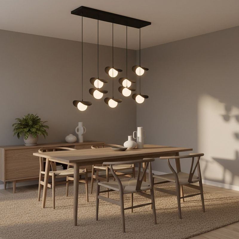 Emibig Lighting Taklampa RITUAL 9 SVART