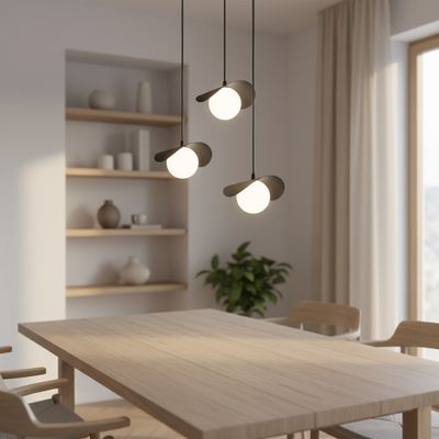 Emibig Lighting Taklampa RITUAL 3 PREM SVART