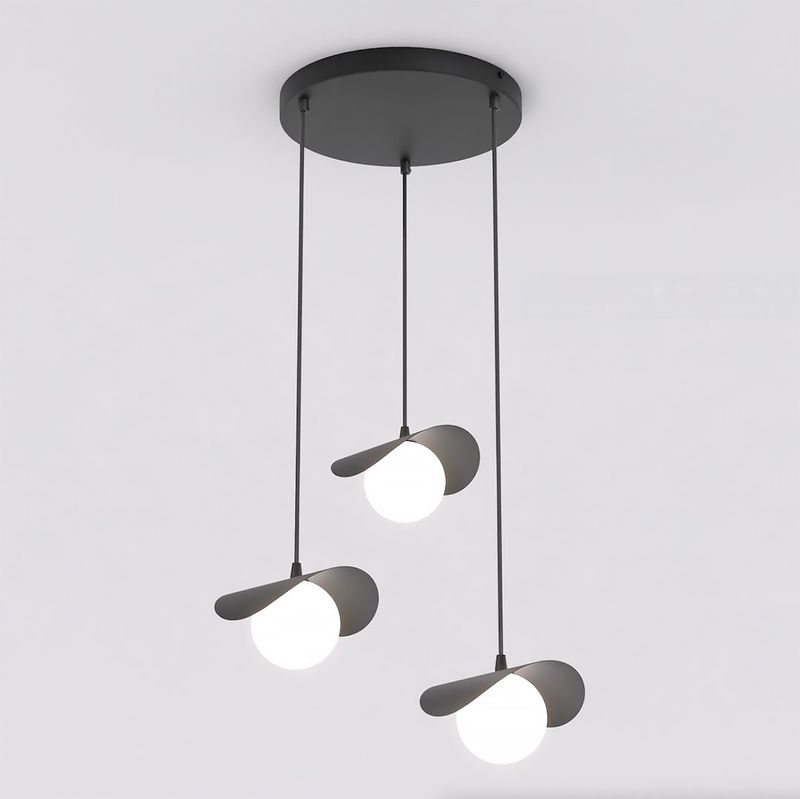 Emibig Lighting Taklampa RITUAL 3 PREM SVART