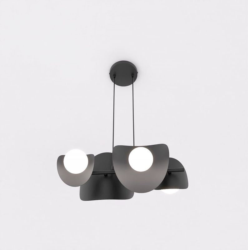 Emibig Lighting Taklampa ELEMENTI 4 SVART