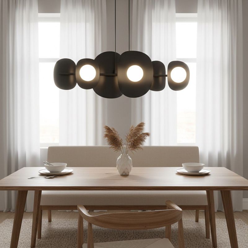 Emibig Lighting Taklampa ELEMENTI 6 SVART