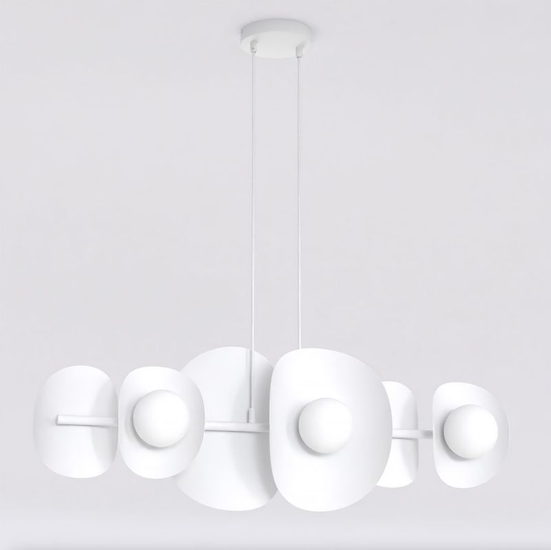 Emibig Lighting Taklampa ELEMENTI 6 VIT