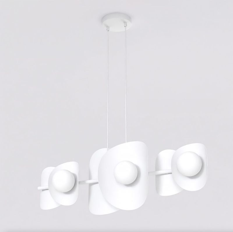 Emibig Lighting Taklampa ELEMENTI 6 VIT