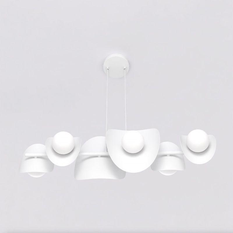 Emibig Lighting Taklampa ELEMENTI 6 VIT